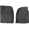 imageRough Country FlexFit Floor Mats for Chevy Silverado ampamp GMC Sierra 15002500HD3500HD 20192026 Crew Cab  Front ampamp Rear Set AllWeather NonSlip TPE Liners wSpill Saver LipFront Only