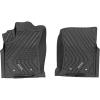 imageRough Country FlexFit Floor Mats for Toyota Tacoma 20162023 Double Cab  Front ampamp Rear Set Custom AllWeather NonSlip TPE Liners wSpill Saver LipFront Only