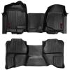imageRough Country Floor Mats for 0713 ChevyGMC 15002500  Extended Cab  M21072 Black