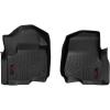 imageRough Country Front Floor Mats for 1722 Ford Super Duty  Bucket Seats  M5171 Black