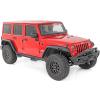 imageRough Country High Clearance LED Flat Fender Flare Kit for Jeep Wrangler JK 20072018  Set of 4 with Dual LED Lights