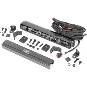 imageRough Country 12quot Spectrum Series LED Light Bar  60W 5400 Lumens 5W Osram LEDs Combo Spot ampamp Flood Beam Built for Rugged OffRoad Use