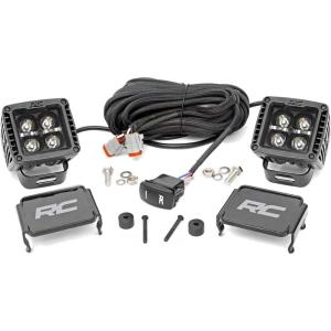 imageRough Country 2quot Amber DRL LED Hood Cowl Kit for 1823 Jeep JLJT  70060