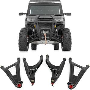 imageRough Country 2quot High Clearance AArms for CanAm Defender HD8HD9HD1097041Black Arms