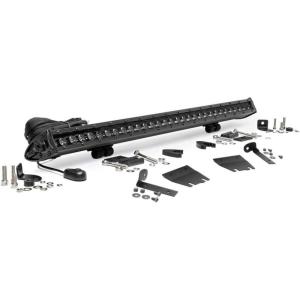 imageRough Country 30quot Black Series LED Hood Light Kit for 1823 Jeep JLJT  70054