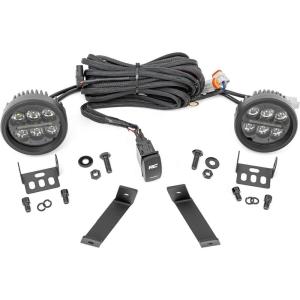 imageRough Country 35quot LED Ditch Light Kit for 20142021 Jeep Cherokee KL  70083