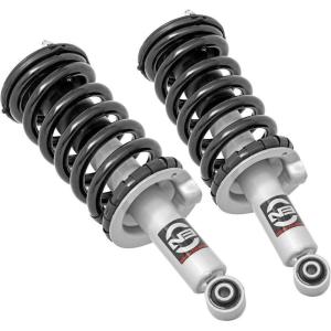 imageRough Country 3quot Loaded N3 Lifted Struts for 20172024 Nissan Titan  501072