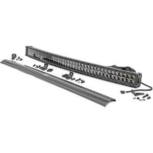 imageRough Country 40quot Black Series Curved Dual Row DRL CREE LED Light Bar  72940BD