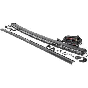 imageRough Country 40quot Black Series Curved Single Row CREE LED Light Bar  72740BL