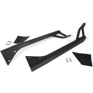 imageRough Country 50quot LED Windshield Brackets for 19871995 Jeep Wrangler YJ  70508  Black
