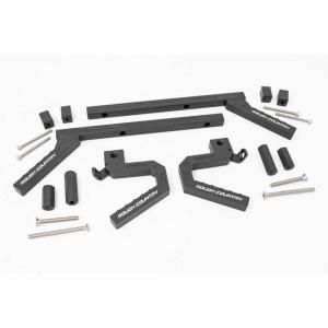 imageRough Country Aluminum Grab Handle Kit for 20072018 Jeep Wrangler JK  6509 FrontRear