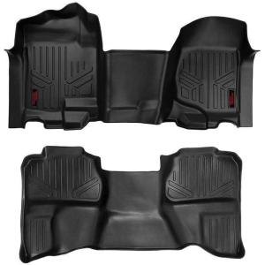 imageRough Country Floor Mats for 0713 ChevyGMC 15002500  Extended Cab  M21072 Black