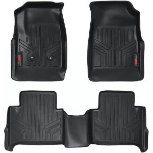 imageRough Country Floor Mats for 1522 Chevy ColoradoGMC Canyon Crew Cab  M21513  Black