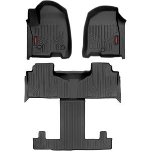imageRough Country Floor Mats for 20212024 ChevyGMC TahoeYukon  M21712 Front Bench