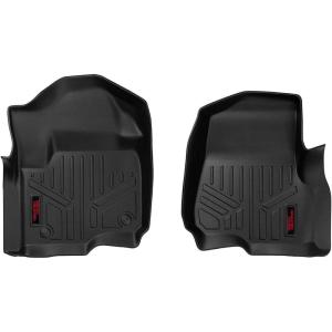 imageRough Country Front Floor Mats for 1722 Ford Super Duty  Bucket Seats  M5171 Black