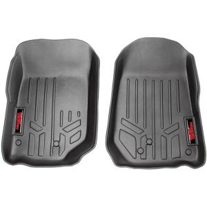 imageRough Country Front Floor Mats for 19972006 Jeep Wrangler TJ  M60200