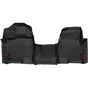 imageRough Country Front Floor Mats for 20152023 Ford F150  Bench Seat  M5115 Black