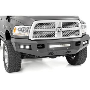 imageRough Country Heavy Duty LED Front Bumper for 20102018 Ram 2500350010785