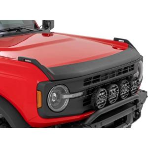 imageRough Country Hood Protector for Ford Bronco 20212025  UVResistant Trail Cladding HighDensity Thermoplastic Easy Install