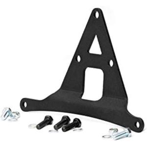 imageRough Country License Plate Relocation Kit for 9706 Jeep Wrangler TJ  10510 Black