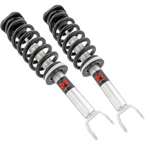 imageRough Country M1 Loaded Struts for Ram 1500 20192025 w6quot Lift  Adjustable Ride Height Enhanced Handling ampamp Control Set of 2