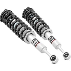 imageRough Country N3 Leveling Struts for Toyota 4Runner 20102024 ampamp FJ Cruiser 20102014 2quot Lift  PreLoaded Strut Coil Bolton Install Set of 2