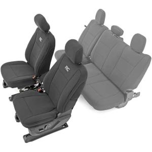 imageRough Country Neoprene Seat Covers for 1522 F150 1722 Super Duty  91016Black