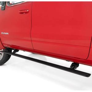 imageRough Country Power Running Boards for Ram 1500 201925 1500 TRX 202124  Retractable Electric Side Steps with LED Lights 6quot Wide DualMotor
