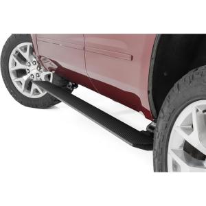 imageRough Country Power Running Boards with LED Step Lights for Chevy Tahoe ampamp GMC Yukon 20152020  Dual Motor Electric Powerstep Board ampamp Retractable Truck Steps