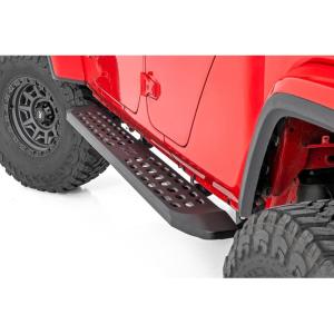 imageRough Country RPT2 Running Board for Jeep Gladiator JT 4WD 20202025  Sleek Profile NonSlip Step Rust Resistant Easy Install