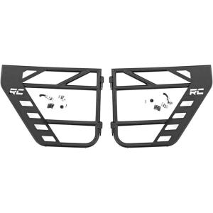 imageRough Country Rear Steel Tube Doors for 20072018 Jeep Wrangler JKJKU  10587