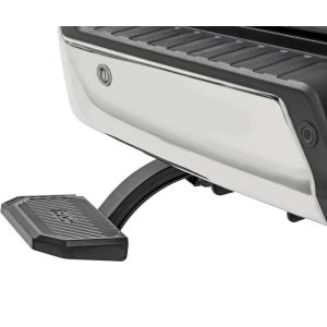 imageRough Country Retractable Bed Step for Ford F150 20152020 ampamp Raptor 20172020  Manual Pull Tailgate Step NonSlip Truck Step