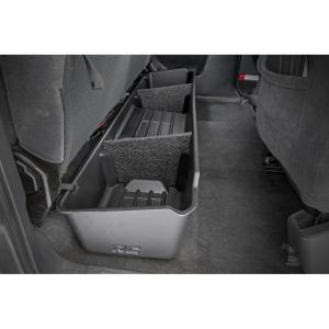 imageRough Country Under Seat Storage for Chevy Silverado ampamp GMC Sierra 150025003500 19992006 Extended Cab  Durable AntiSkid Thermoplastic CustomFit Underseat Truck Storage