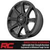 imageRough Country 81 Series OnePiece 20x9  6x55  12mm Offset81201212 SemiGloss Black Wheel with Aluminum 20 x 9 inches 6 x 5 inches 12 mm Offset
