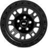 imageRough Country 82 Series OnePiece 17x9  6x135  12mm Offset82170917 Gloss Black Wheel with Aluminum 17 x 9 inches 6 x 135 mm 19 mm Offset