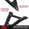 imageRough Country High Clearance Aluminum Control Arms with 2quot Forward Offset for Polaris Ranger XP 1000 20182020  Forged Aluminum AArms with Black Finish 4PackBlack Arms