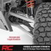 imageRough Country High Clearance Aluminum Control Arms with 2quot Forward Offset for Polaris Ranger XP 1000 20182020  Forged Aluminum AArms with Black Finish 4PackSilver Arms