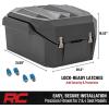 imageRough Country Rear Bed Cargo Box for Polaris RZR Pro RPro R 4 2 ampamp 4Seat Models  635Gallon Storage Capacity Watertight Seal HighImpact UVResistant Lockable Latches