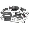 imageRough Country 4500 LB Winch Mount Kit for Polaris RZR Pro R  Bolton Plate RS4500S UTV Winch with Synthetic Rope 10quot Slimline LED Light Bar