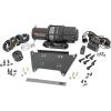 imageRough Country 4500 LB Winch Mount for Polaris Ranger XP 1000  BoltOn Mounting Plate with RS4500S UTV Winch ampamp Synthetic Rope