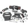 imageRough Country 6500 LB Winch Kit for Polaris RZR Pro R  Heavy Duty Mount Pro Series UTV Winch with 50 Synthetic Rope ampamp 10quot LED Light Bar BoltOn Upgrade