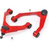 imageRough Country Forged Aluminum Upper Control Arms for Chevy Silverado GMC Sierra 1500 20072018 OE Upgrade 2Pack SilverRed Finish