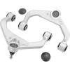 imageRough Country Forged Upper Control Arms for 2024 ChevyGMC 2500 HD  1958REDSilver Finish