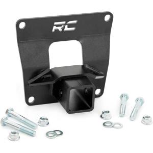 imageRough Country 2quot Receiver Hitch Plate for 20192022 Honda Talon  92028 Black