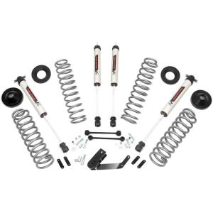 imageRough Country 325quot Lift Kit for 20072018 Jeep Wrangler JK  4Door  PERF694V2 Shocks