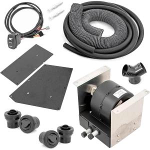 imageRough Country Cab Heater for Honda Pioneer 100016000 BTU UTV Heater Kit with Fast Cabin WarmUp ampamp Defrost Complete Install Kit FactoryLike Fit