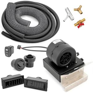 imageRough Country Cab Heater for Polaris General XP 4 ampamp XP 100016000 BTU UTV Heater Kit with Fast Cabin WarmUp ampamp Defrost Complete Install Kit FactoryLike Fit