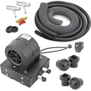 imageRough Country Cab Heater for Yamaha Viking  16000 BTU UTV Heater Kit with Fast Cabin WarmUp ampamp Defrost Complete Install Kit FactoryLike Fit