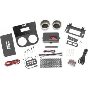 imageRough Country Cup Holder with 8Gang LED Light Controller for Honda Pioneer 100010005