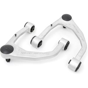 imageRough Country Forged Upper Control Arms for 20072021 Toyota Tundra  76901REDSilver Finish